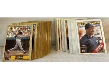 Stacks Of 2 Of Barry Bonds Rookie Baseball Cards - 1987/1988 - Rookie/2nd Year