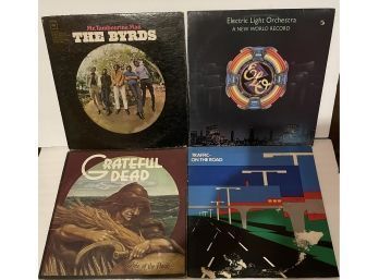 Lot Of 4 Vinyl Records - Grateful Dead, The Byrds, ELO, Traffic