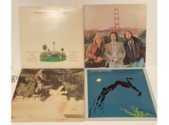 Lot Of 4 Vinyl Records - Graham Nash, America, Winwood