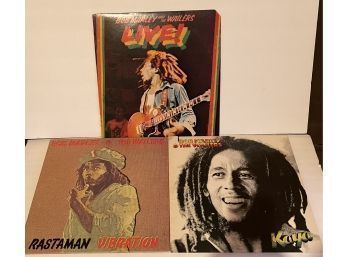 Lot Of 3 Bob Marley & The Wailers Vinyl Records