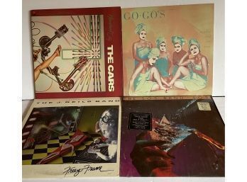 Lot Of 4 Vinyl Records - The Cars, J. Geils, Go-Gos, SOS Band