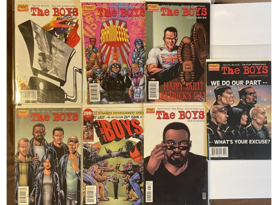 Comic Books - THE BOYS Lot Of 7 Issues - In Protective Sleeves And Cardboad