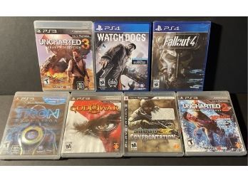 Lot Of 7 Playstation 3 And Playstation 4 Video Games - See Pics For Titles