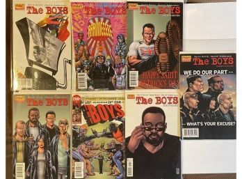 Comic Books - THE BOYS Lot Of 7 Issues - In Protective Sleeves And Cardboad