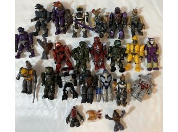 Mostly Halo Mega Bloks Figures Etc. - 24 Pieces