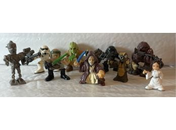 Star Wars Galactic Heroes Action Figures - Lot Of 9