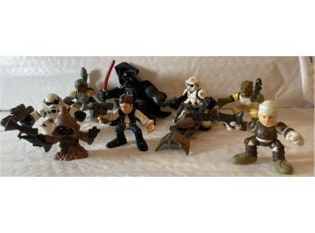 Star Wars Galactic Heroes Action Figures - Lot Of 8
