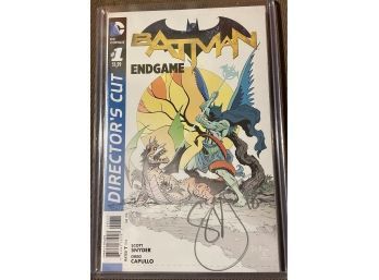 Rare Batman Endgame January 2016 Comic Book - Autographed By Scott Snyder