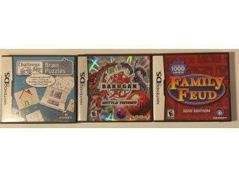 3 Nintendo DS Games - All Complete