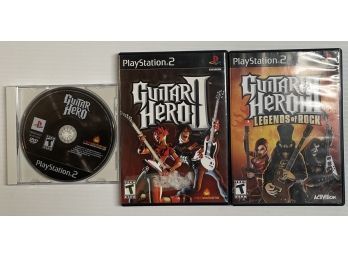 Playstation  2  Guitar Hero I, II, III Games