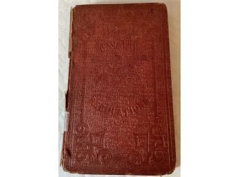 Antique Double Signed 1862 Civil War Era Military Book - Rare Find, See Who Signed MUST READ!