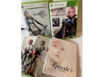 Lot Of 3 XBOX 360 Final Fantasy Games As Shown