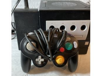 Nintendo Gamecube Video Game Console With Gameboy Adapter Player And OEM Controller