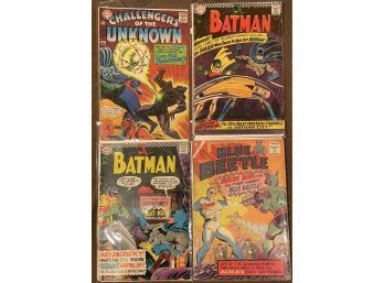 Lot (4) Of 12 Cent Comic Books Various Series Including Batman