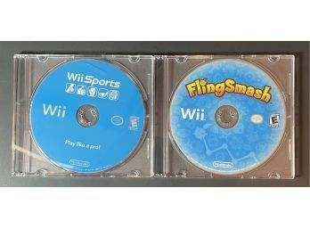 2 Wii Video Game Discs- See Picture For Titles