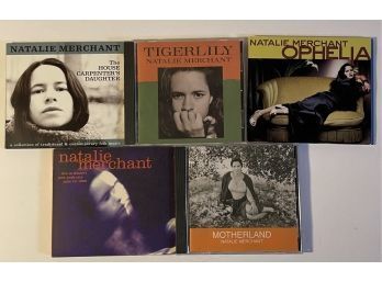 Natalie Merchant Cd Lot - 5 Different Albums