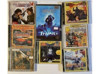Rare Lot Of 8 Russian Version PC Video Games - See Pictures For Titles