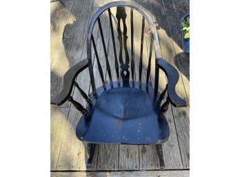 Vintage Rocking Chair, Black