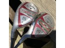 2 Callaway Golf Diablo Graphite 4 & 5 Woods - R Flex Shaft - Left Handed
