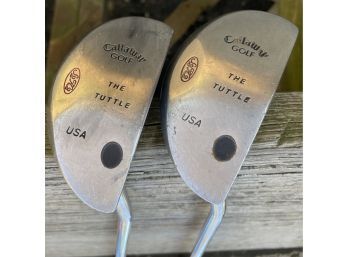 2 Vintage Callaway Golf 'The Tuttle' Collectible Putters