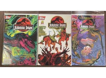 Lot Of 3 Jurassic Park Comic Books