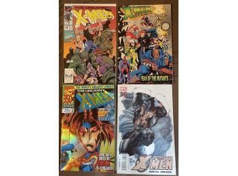 Lot Of 4 Various X-MEN Comic Books