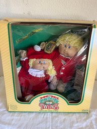 Vintage Cabbage Patch Twin Dolls 1984 NIB