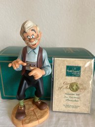 Walt Disney Classics Collection WDCC Pinocchio Geppetto 'Good-bye, Son'  'Opening Title'