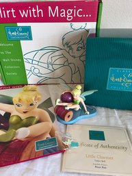 Walt Disney Classics WDCC Peter Pan Tinker Bell 'Little Charmer' & WDCC Collectors Club Welcome Kit With Pin