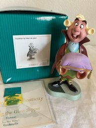 Walt Disney Classics Collection WDCC Cinderella Footman 'Presenting The Glass Slipper'