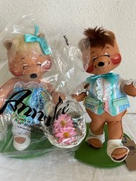 Annalee 10' Easter Parade Boy And Girl Bears