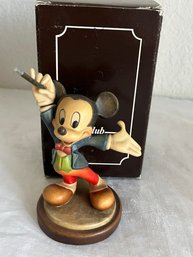 Limited Edition ANRI Wooden Carved Mickey Mouse Maestro