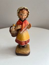 ANRI Wooden Carved Figurine 'Forever Yours'