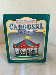 Hallmark Carousel Gift Set 1990