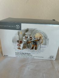 Dept 56 Crystal Ice King And Queen Limited Edition