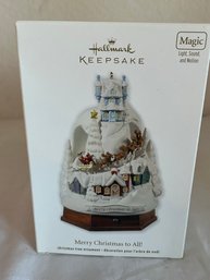 Hallmark Keepsake Ornament 'Merry Christmas To All' Magic
