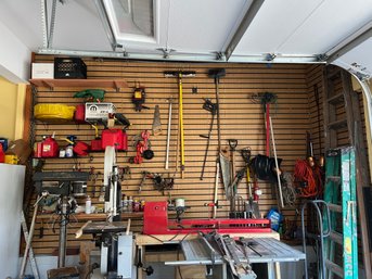 All Items On The Wooden Rack On Back Wall Of The Garage!