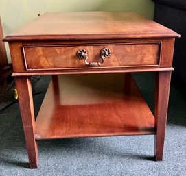 Wood End Table Made In England