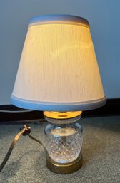 Glass Small Tabletop Lamp