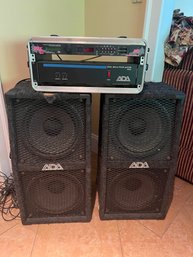 2- ADA Split Stack Speakers And ADA Stereo Bipolar Power Amplifier B200S