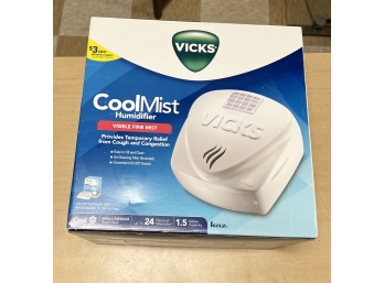 Vicks Cool Mist Humidifier Visible Fine Mist