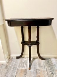 Demilune Side Table That Needs Some TLC