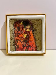 Mama Non Mama Trinket Tray Of Gustav Klimt's The Kiss