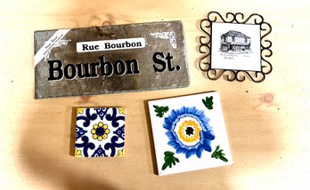 2-mexican Tiles, The Curiosity Shop Tile, And Bourbon Street Roof Slate Decor And