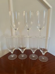 6- Glass Goblets