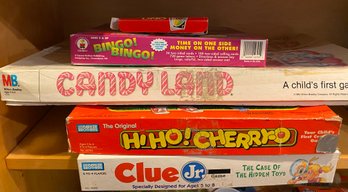 Game Night 1: Candyland Hi Ho Cherrio, Clue Jr And More
