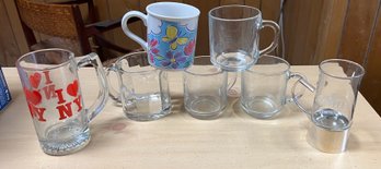 7 Glass And Ceramic Mugs