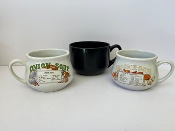 3 Soup Bowls