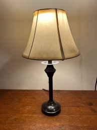 Table Top Lamp With Brown Base