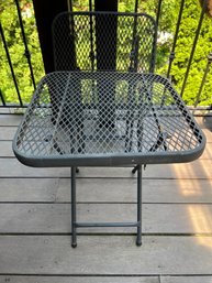 2- Wrought Iron Fold Up Tables